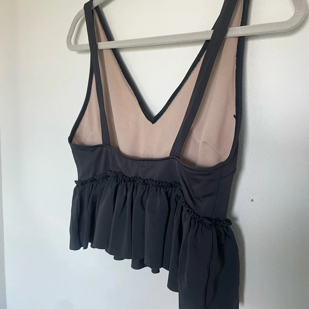 Kortni jeane v neck swim top black medium - Picture 6 of 7